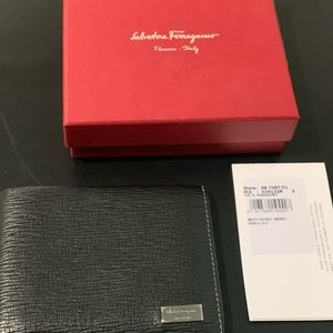 Salvatore Ferragamo Pebble Calf Wallet